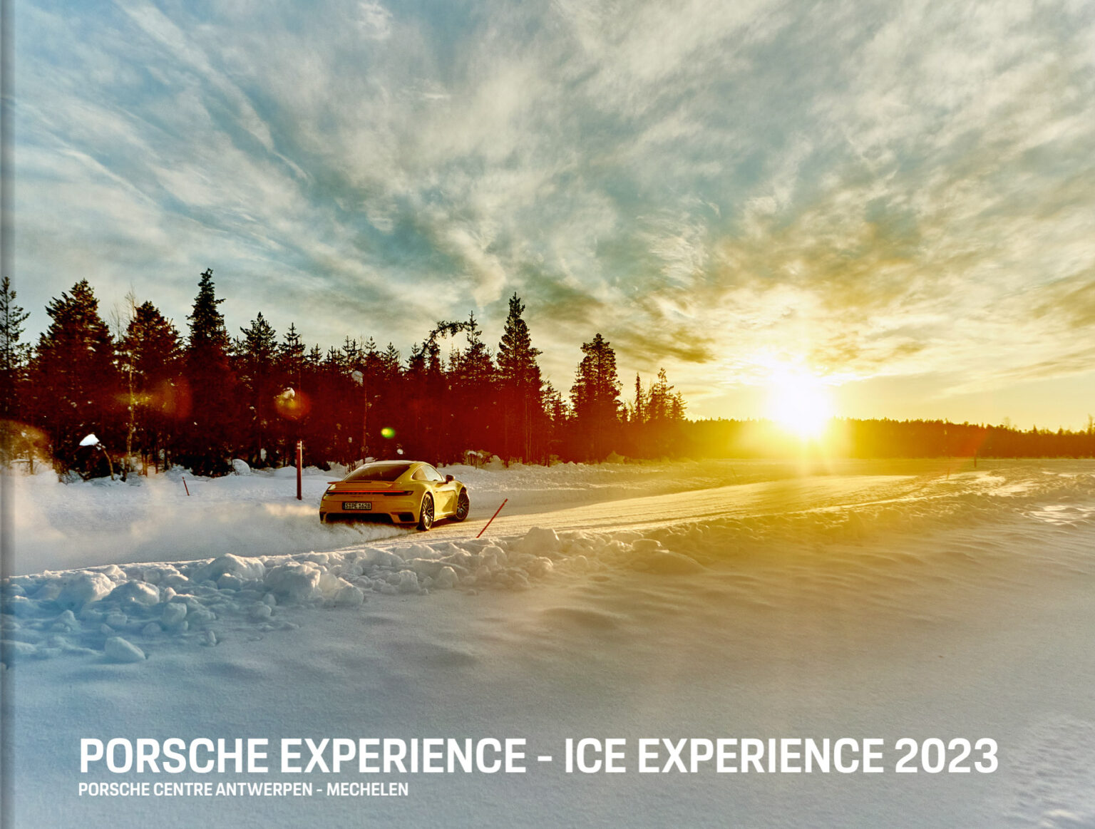 Fotoboek Porsche Experience Ice Experience 2023 www.porschecentre